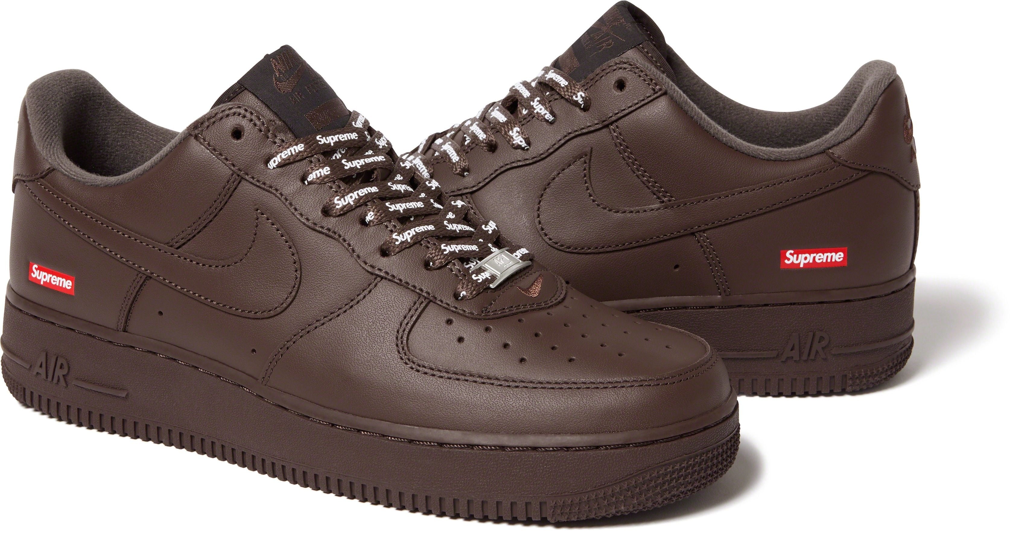 Supreme®/Nike® Air Force 1 Low Brown view 3